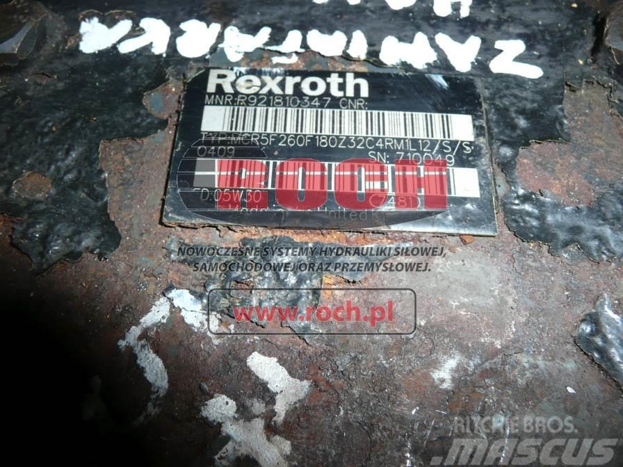 Rexroth MCR5F260F180Z32C4RM1L12/S/S 0409 Motoare
