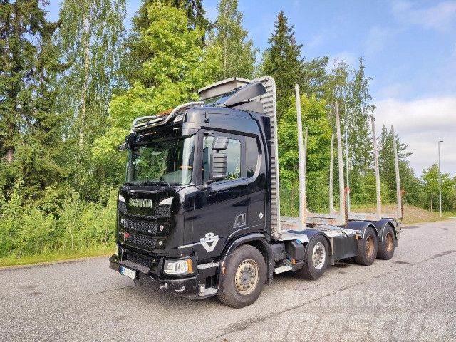 Scania R 730 B8x4NB, Korko 1,99% Camion pentru lemne