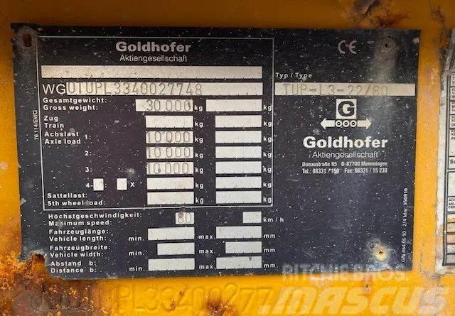 Goldhofer TUP-L3-22/80 Incarcator agabaritic