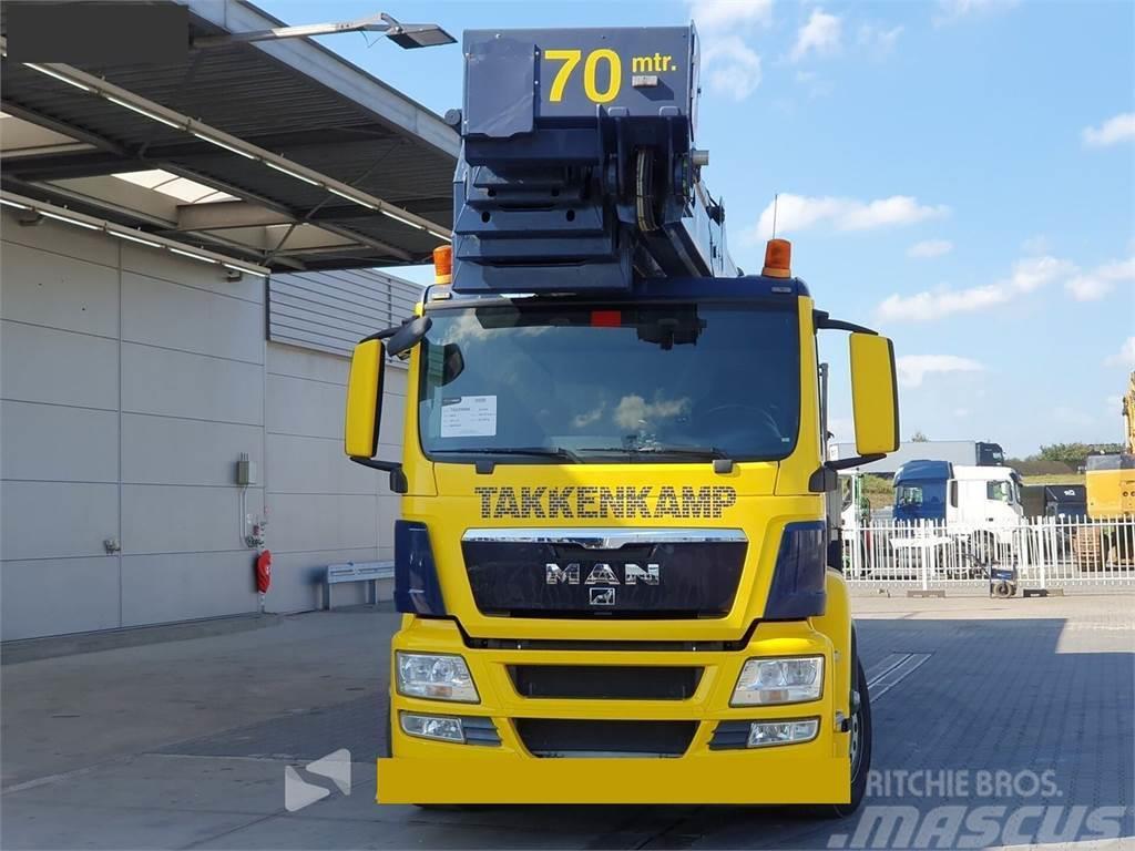MAN TGS 35.440 Lifting basket 70 m 8x4 Platforme aeriene montate pe camion