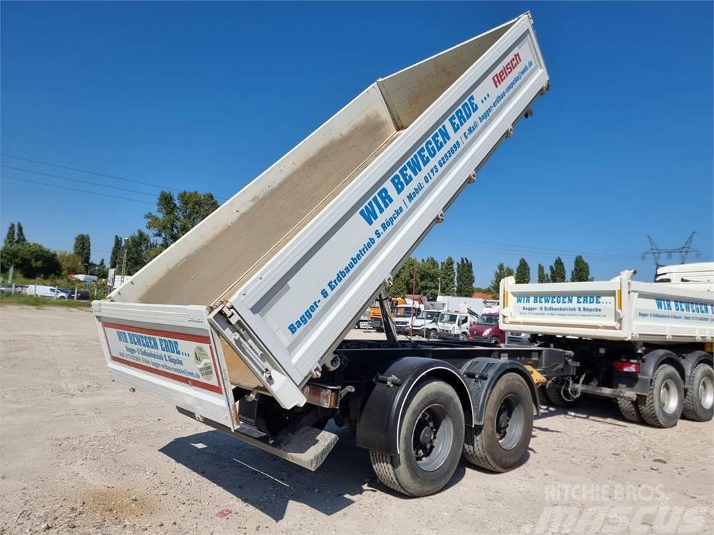 Reisch 3 sided tipper - tandem trailer - 18t Remorci basculante