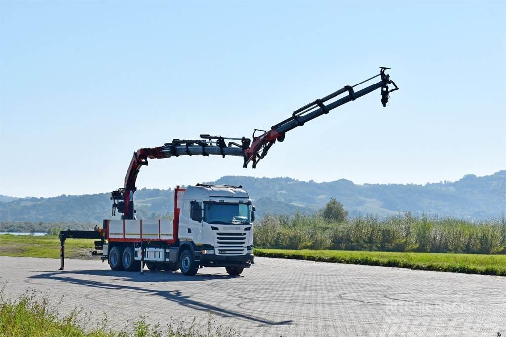 Scania G 490 Camioane platforma/prelata