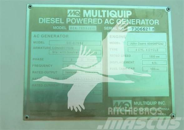 MultiQuip WHISPERWATT DCA70SSJU4I Generatoare pe Gaz
