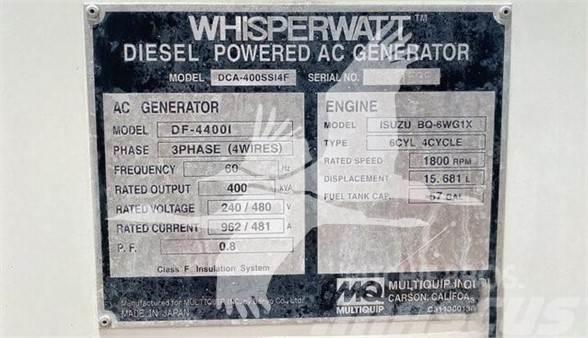 MultiQuip WHISPERWATT DCA400SSI4F Generatoare pe Gaz