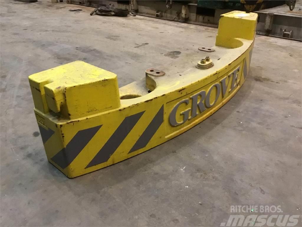 Grove GMK 2035 counterweight 3.0 ton Piese si echipamente pentru macara
