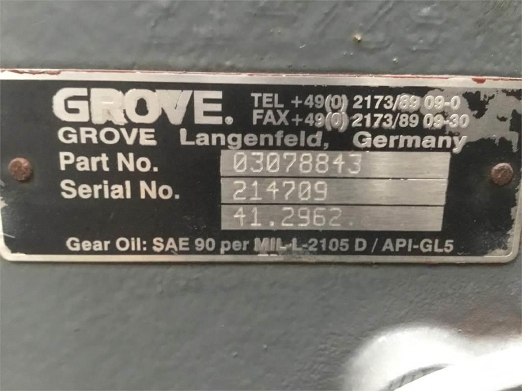 Kessler Grove GMK 3055 diff box axle nr 1 Piese si echipamente pentru macara