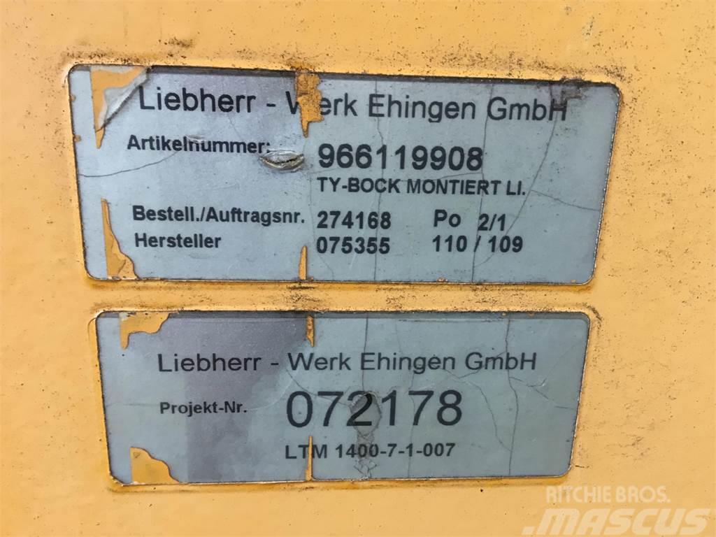 Liebherr LTM 1400-7.1 TY-bracket left pre-ass Piese si echipamente pentru macara