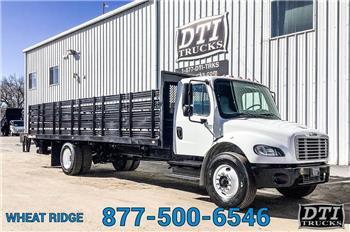 Freightliner M2-106 26' Flatbed Truck, Diesel, Auto Trans, Wood