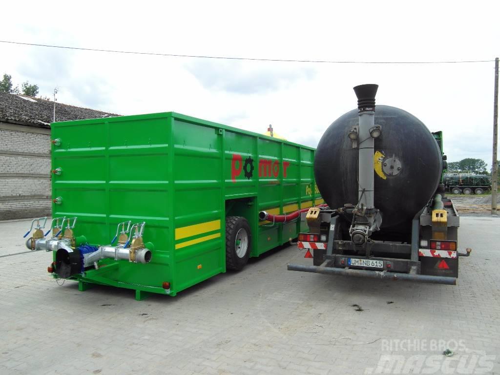 Pomot Slurry tank container  55000 L/Réservoir de lisier Ore de transport în forma lichida