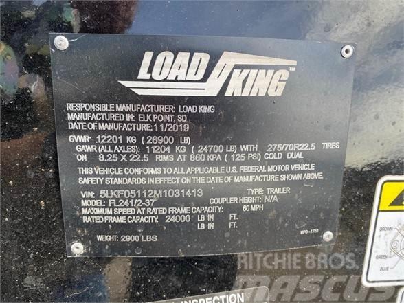 Load King FLIP AXLE, AIR RIDE,DRUM BRAKES, 22.5LP Semi-remorca agabaritica
