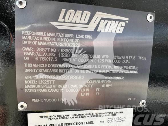 Load King LK25TT TILT DECK TRAILER, 50K CAPACITY, SPRING RID Semi-remorca agabaritica