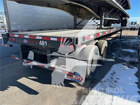 Utility 53' STEEL FLATBED, SPRING RIDE W SLIDER, PSI, CAL Flatbed/Dropside semi-trailers