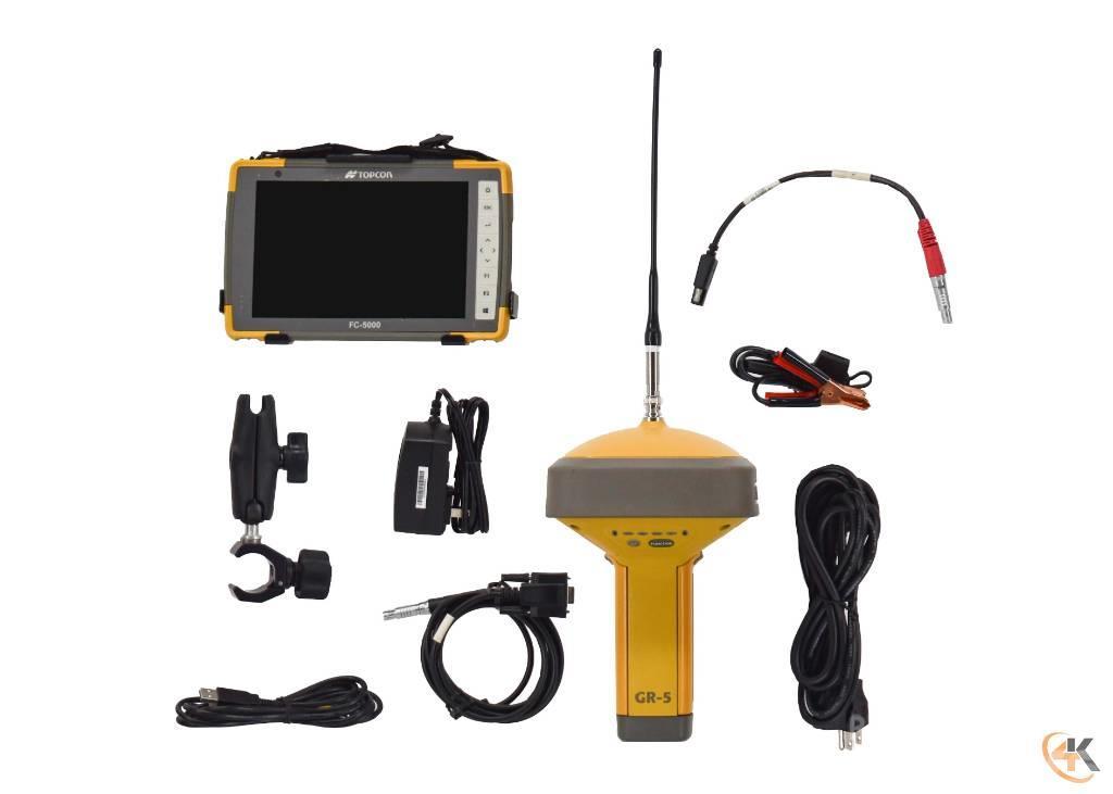 Topcon Single GR-5 UHFII Base/Rover Kit, FC-5000 Pocket3D Alte componente