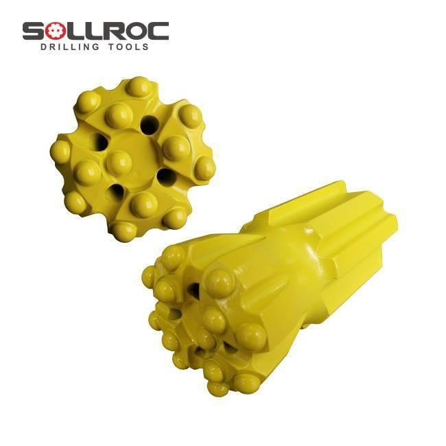 Sollroc R25 R32 R38 T- Series Top Hammer Button Bits Piese de schimb si accesorii pentru echipamente de forat