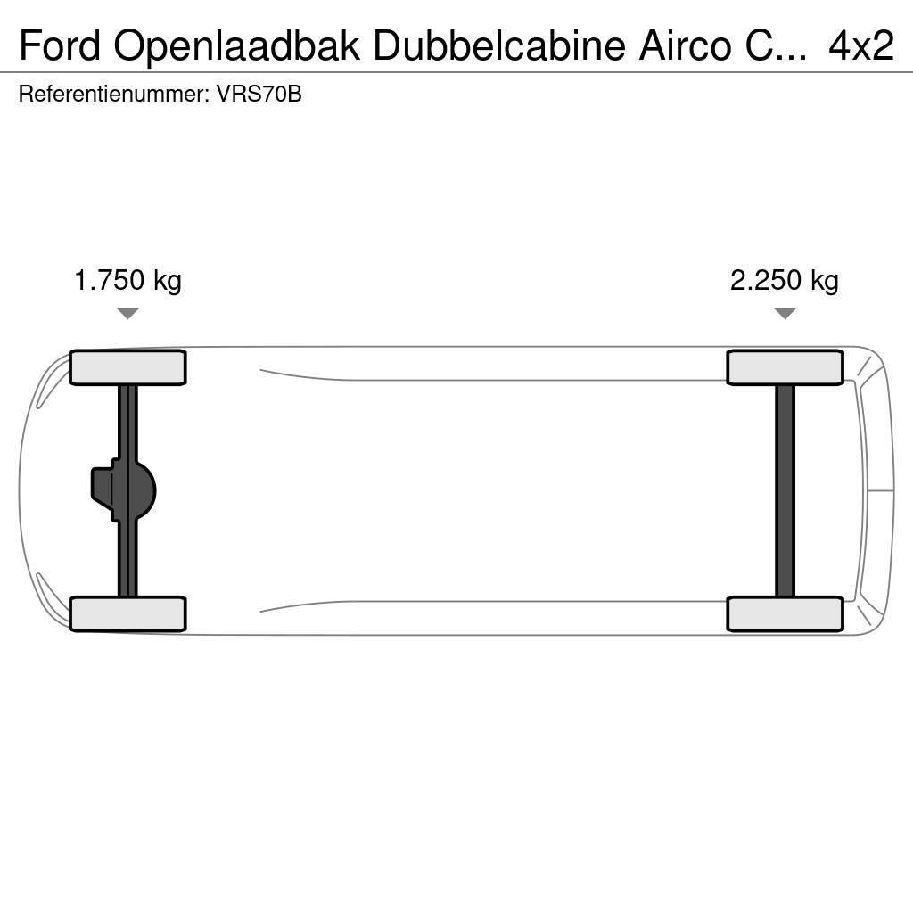 Ford Openlaadbak Dubbelcabine Airco Cruisecontrol Nieuw Pick up/Platou