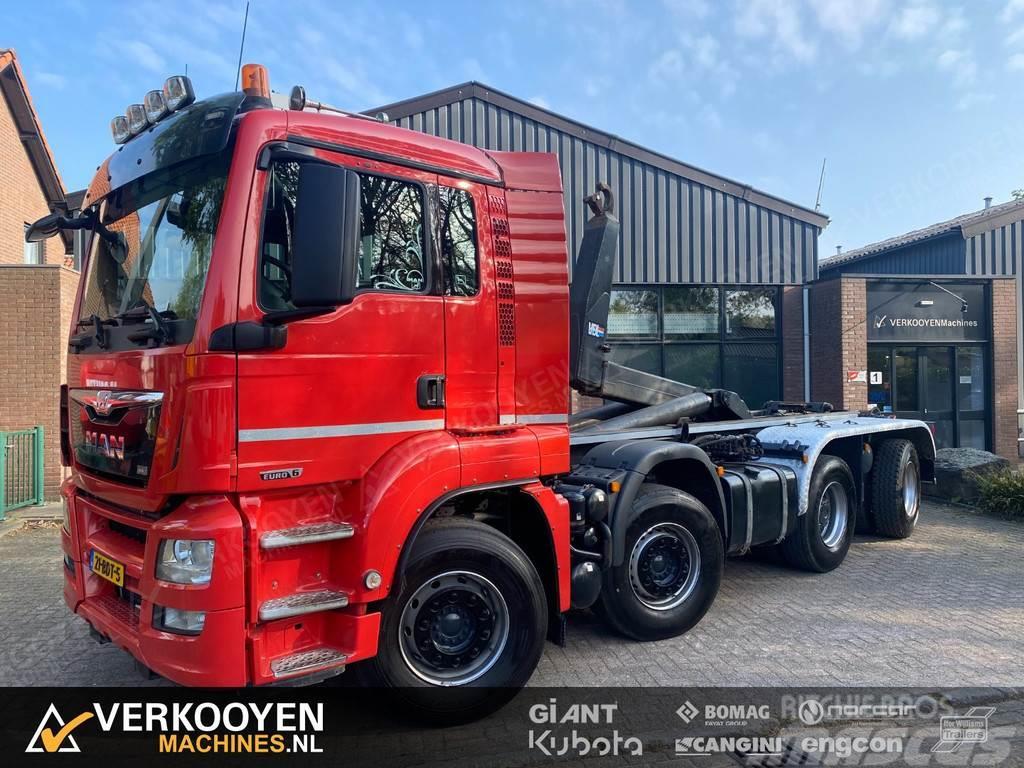 MAN TGS 43.440 8x4 Euro6 VDL-S 30T-6300 Haakarm Camion cadru container