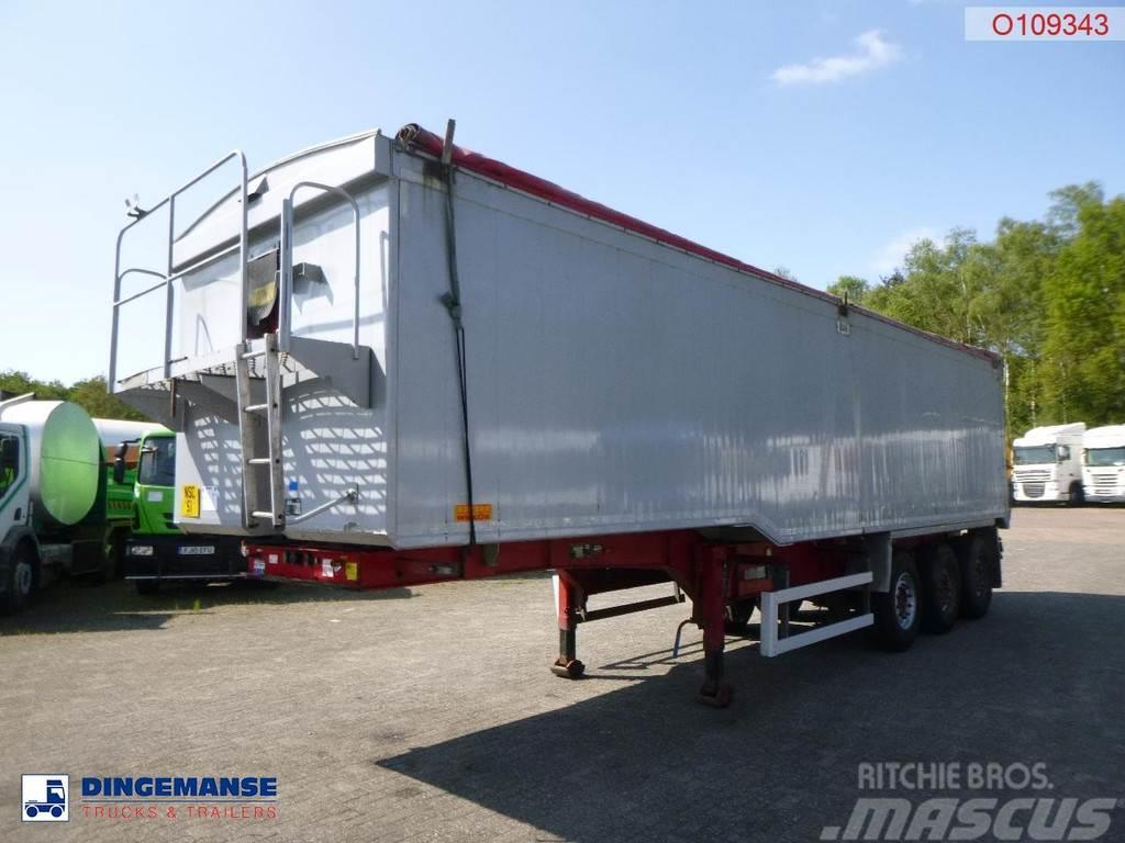 Wilcox Tipper trailer alu 55 m3 + tarpaulin Semi-remorca Basculanta