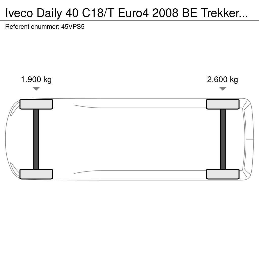 Iveco Daily 40 C18/T Euro4 2008 BE Trekker Alle inruil m Altele