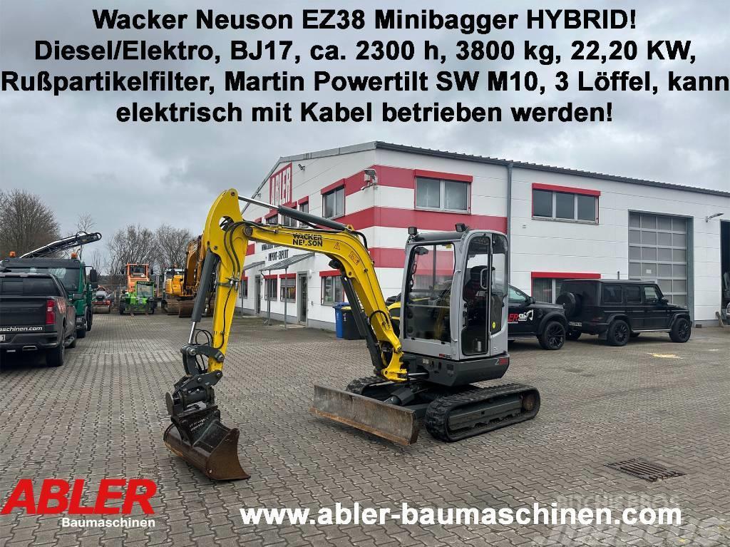 Wacker Neuson EZ 38 Hybrid! Minibagger diesel/Strom Powertilt Mini excavatoare < 7t