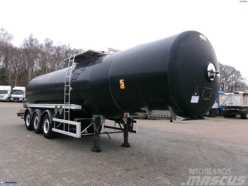 Magyar Bitumen / heavy oil tank inox 30.5 m3 / 1 comp + m Cisterna semi-remorci