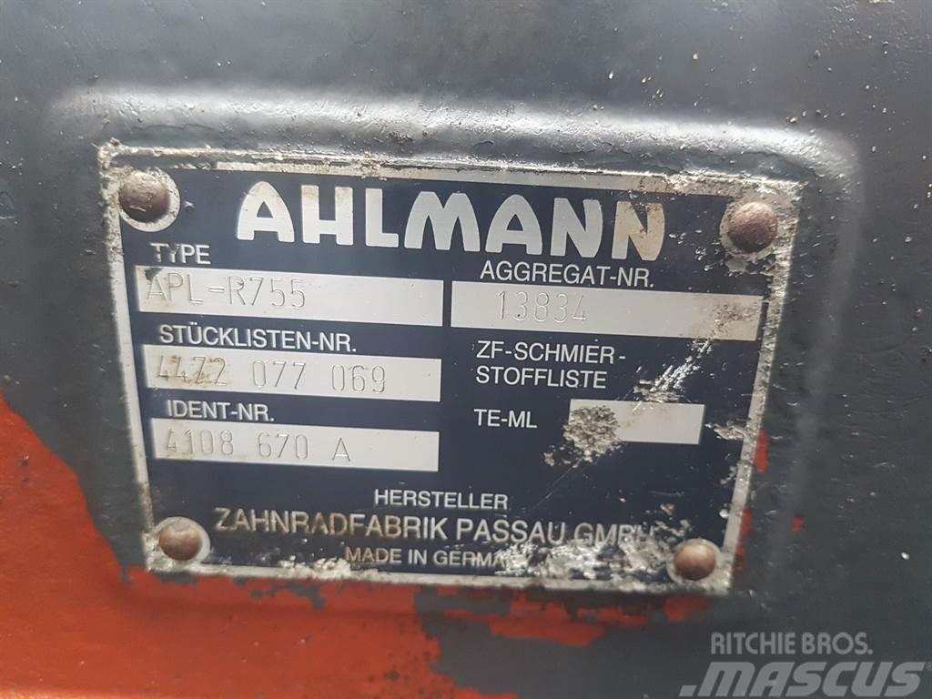 Ahlmann AZ14-ZF APL-R755-4472077069/4108670A-Axle/Achse/As Axe