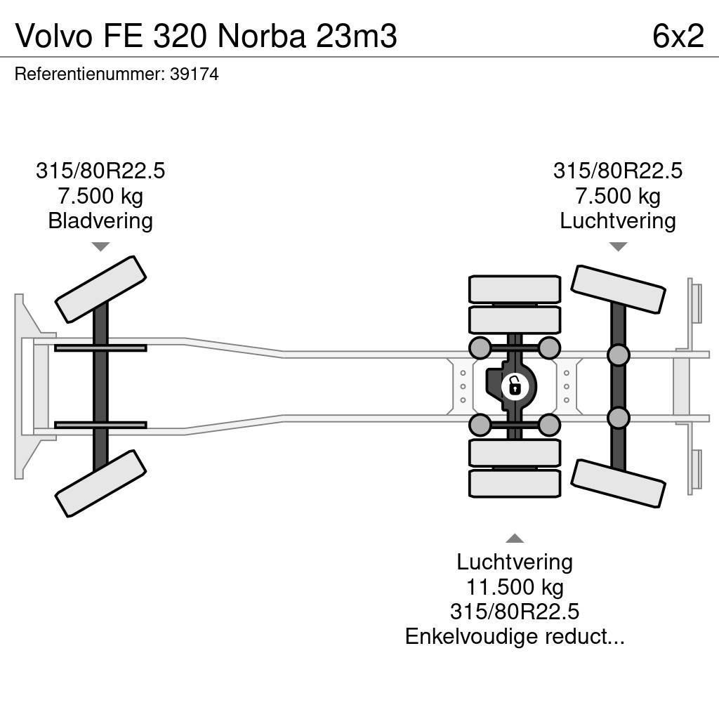 Volvo FE 320 Norba 23m3 Camion de deseuri