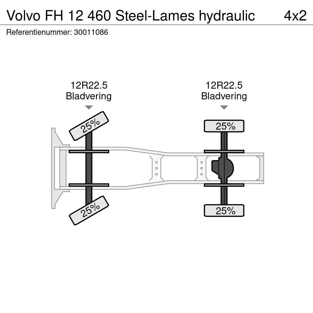 Volvo FH 12 460 Steel-Lames hydraulic Autotractoare