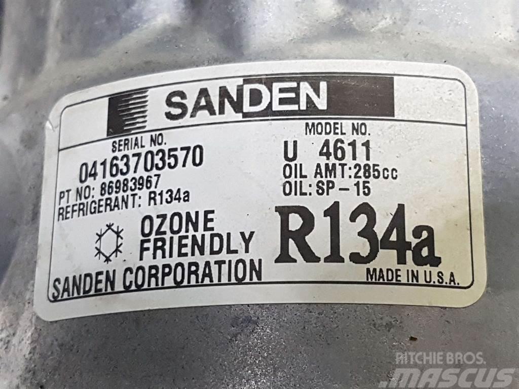 CASE 621D-Sanden U4611-Compressor/Kompressor/Aircopomp Motoare