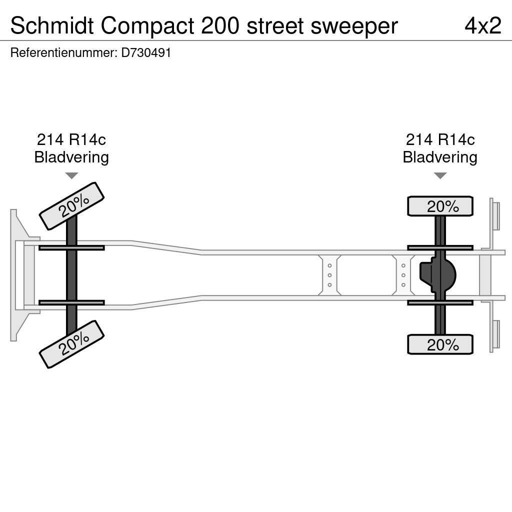 Schmidt Compact 200 street sweeper Camion vidanje