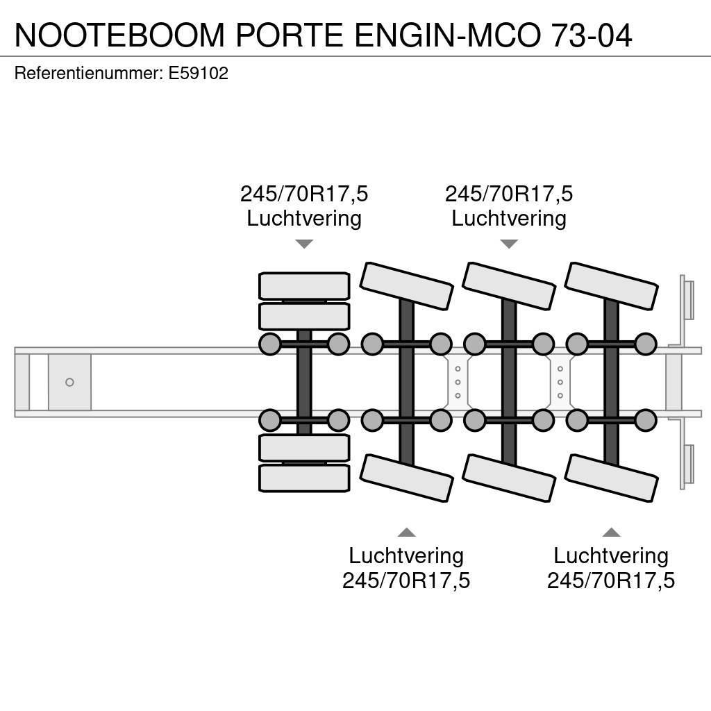 Nooteboom PORTE ENGIN-MCO 73-04 Semi-remorca agabaritica