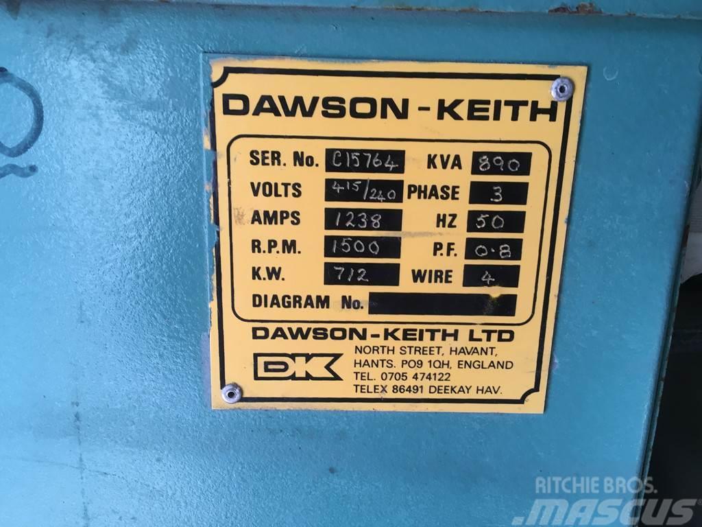 Dorman WSON-KEITH SC6340 GENERATOR 890 KVA USED Generatoare Diesel