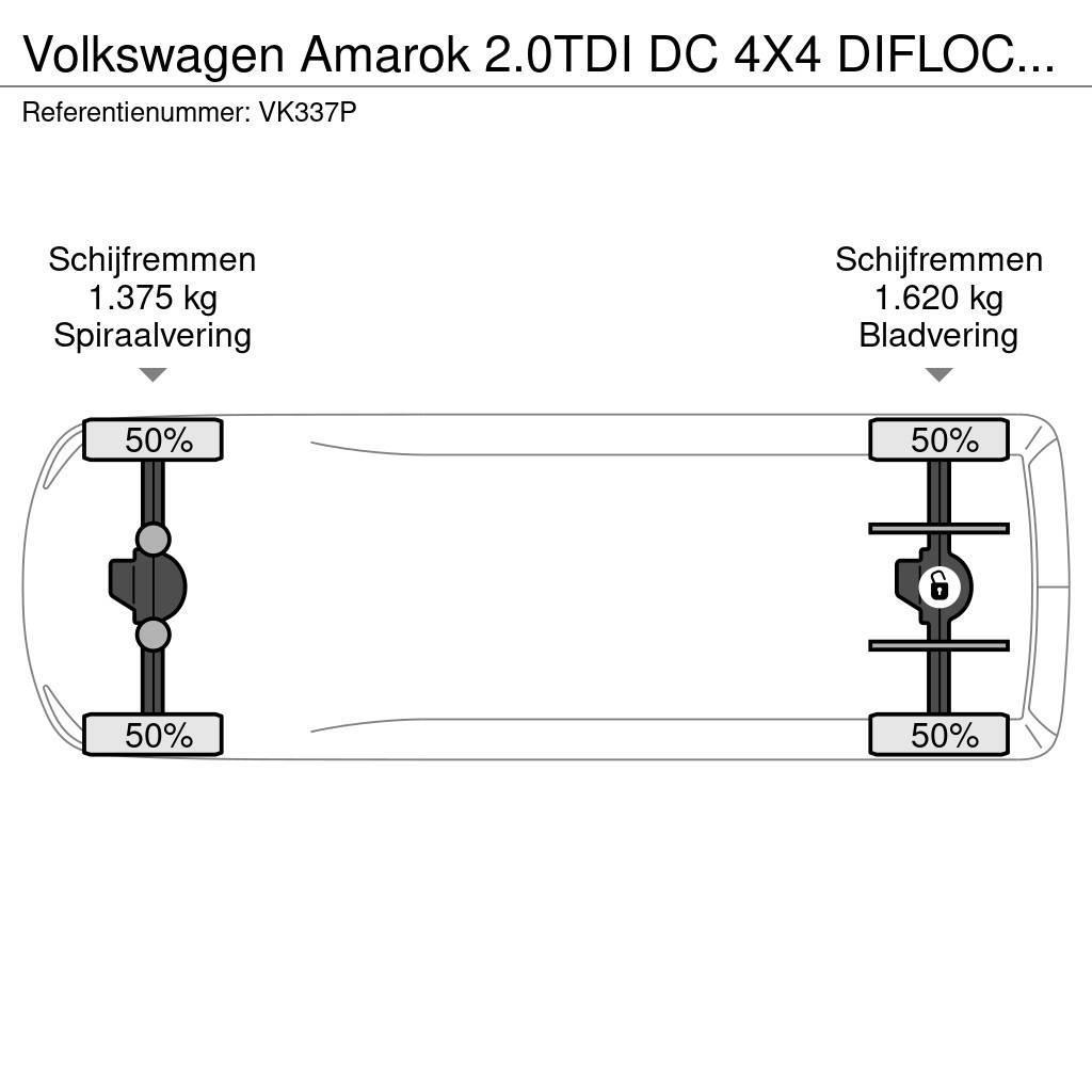 Volkswagen Amarok 2.0TDI DC 4X4 DIFLOCK origional 95 TKM Pick up/Platou