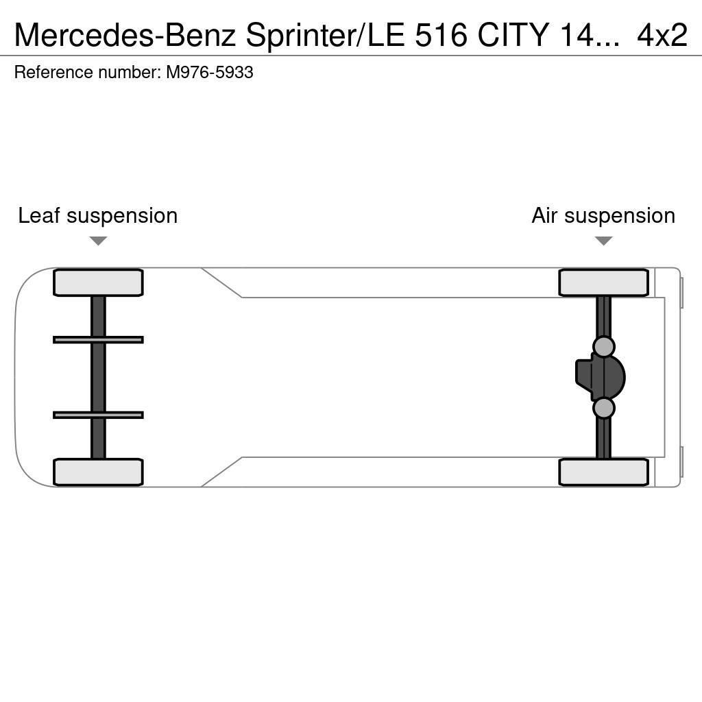 Mercedes-Benz Sprinter/LE 516 CITY 14 PCS AVAILABLE / PASSANGERS Autobuze