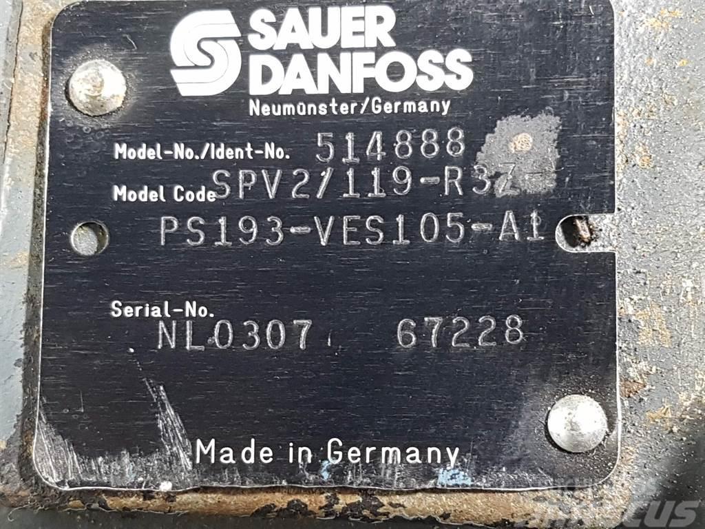 Sauer Danfoss SPV2/119-R3Z-PS193 - 514888 - Drive pump/Fahrpumpe Hidraulice