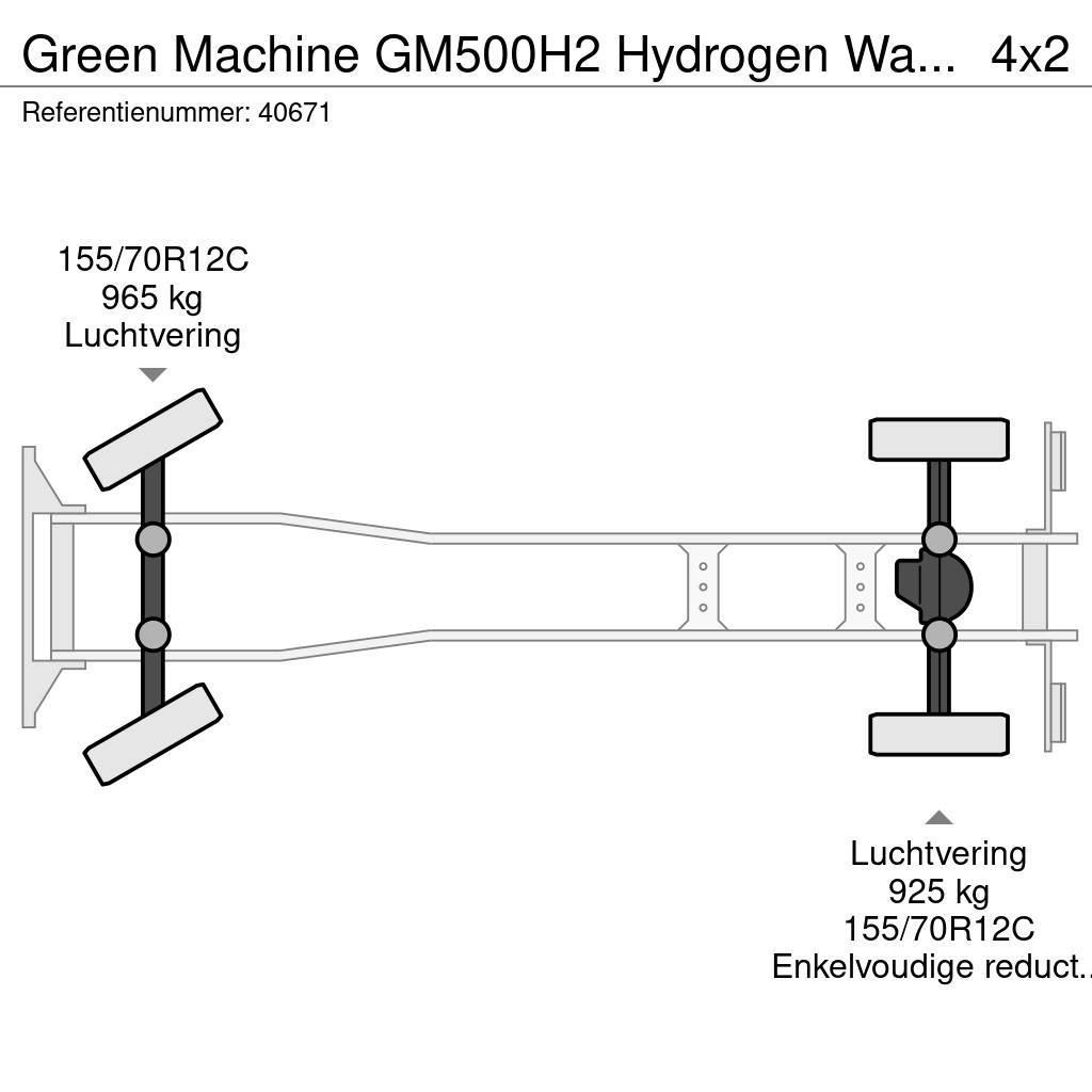 Green Machines GM500H2 Hydrogen Waterstof Sweeper Maturatoare