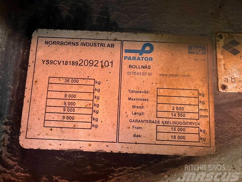 Parator CV 18-18 VECTOR 1850 / BOX L=12332 mm Remorci frigorifice