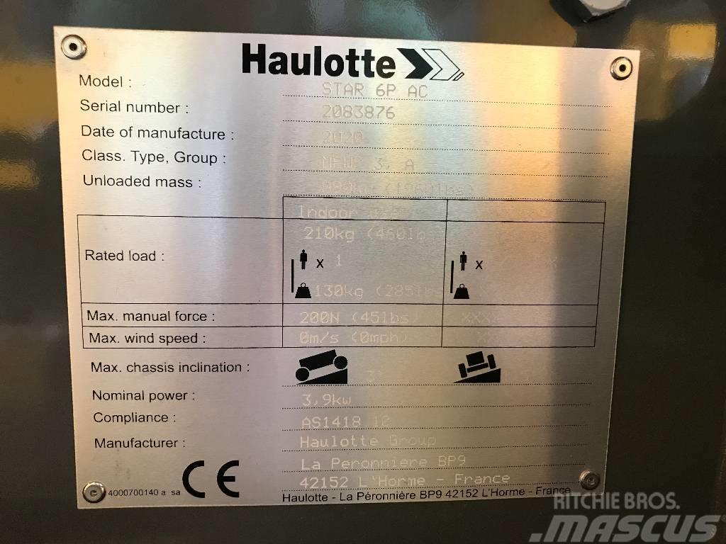 HAULOTTE STAR 6 PICKING AC Ascensoare verticale catarg