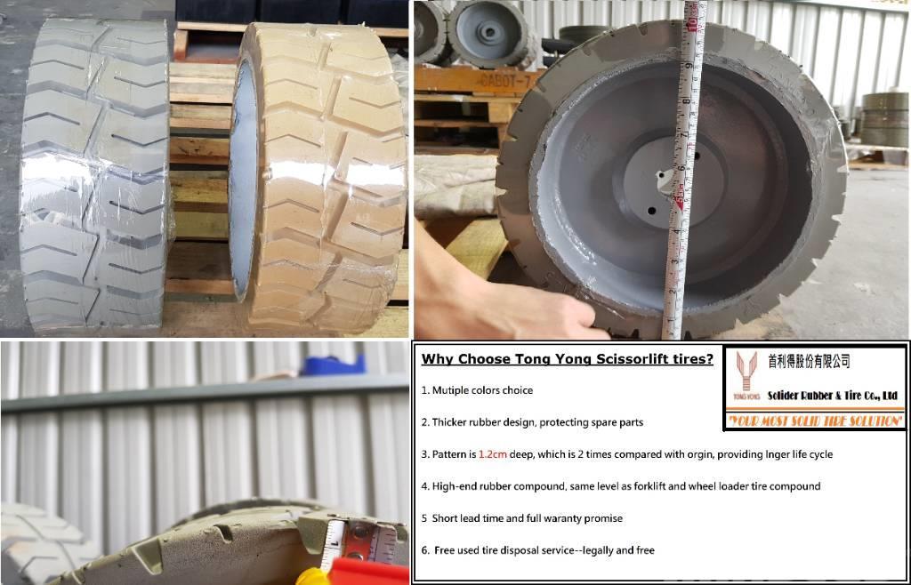 Tong Yong Scissor lift tire 12x4.5 (for Genie 1930) Anvelope, roti si jante