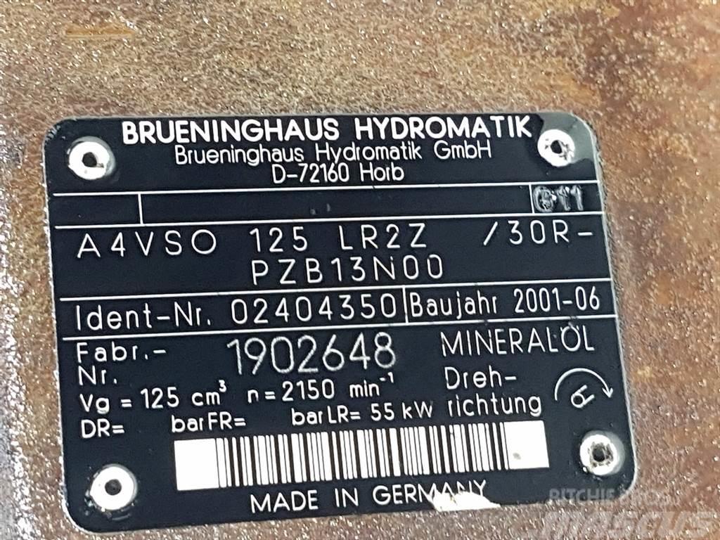 Brueninghaus Hydromatik A4VSO125LR2Z/30R-R902404350-Drive pump/Fahrpumpe Hidraulice