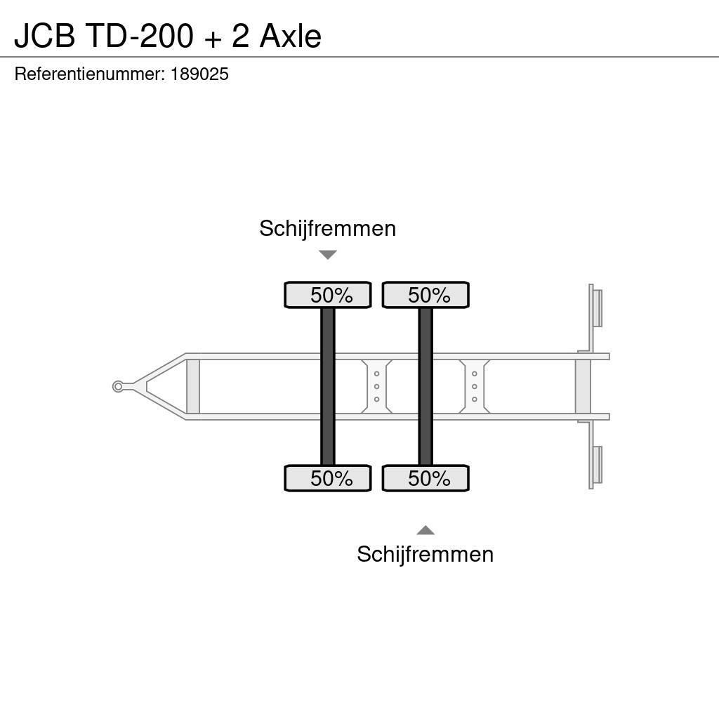 JCB TD-200 + 2 Axle Remorca cu prelata