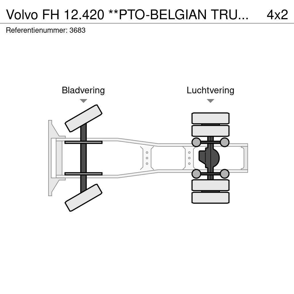 Volvo FH 12.420 **PTO-BELGIAN TRUCK-LOW MILEAGE** Autotractoare
