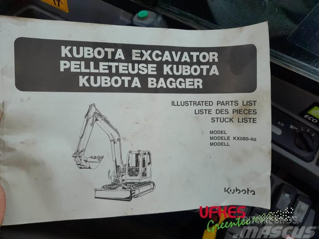 Kubota KX080-4 Alpha Excavatoare 7t - 12t