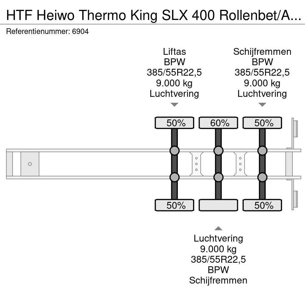 HTF Heiwo Thermo King SLX 400 Rollenbet/Aircargo Kopsc Semi-remorci cu temperatura controlata