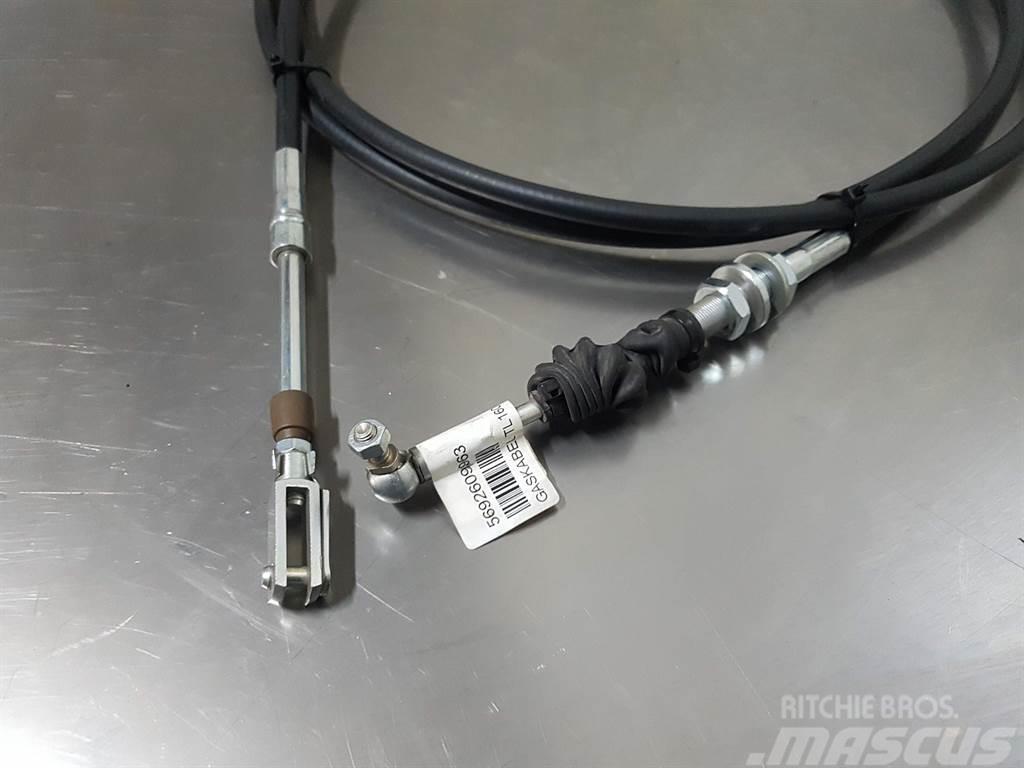 Terex TL160-5692609963-Throttle cable/Gaszug/Gaskabel Sasiuri si suspensii