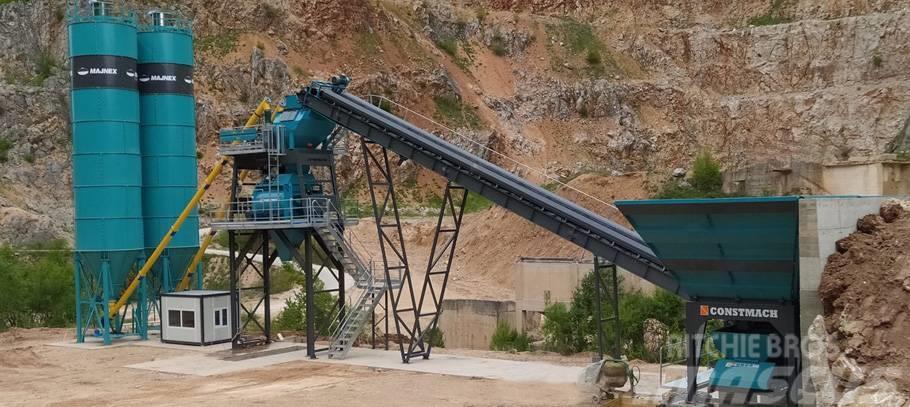 Constmach 100 M3/H Stationary Concrete Batching Plant Centrala beton