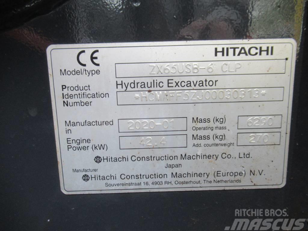 Hitachi ZX65 USB-6 CLP Oilquick OQ45-5 SH Mini excavatoare < 7t