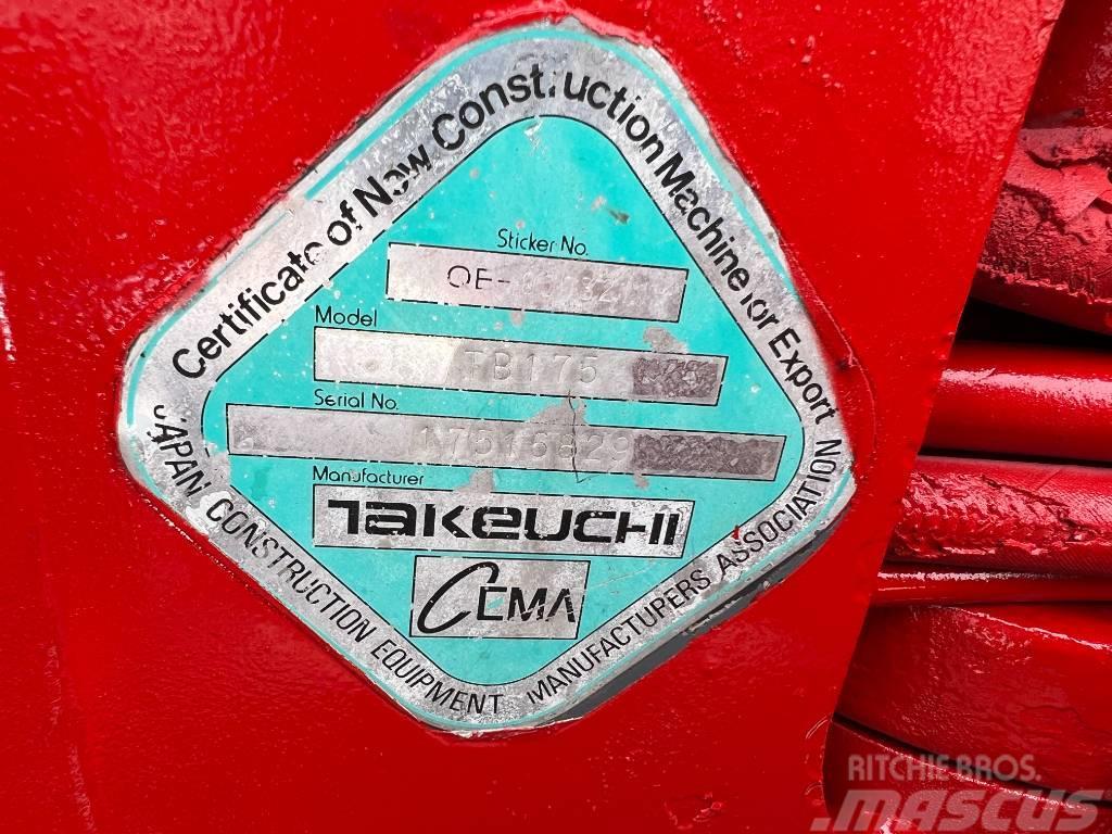 Takeuchi TB175 Excavatoare 7t - 12t