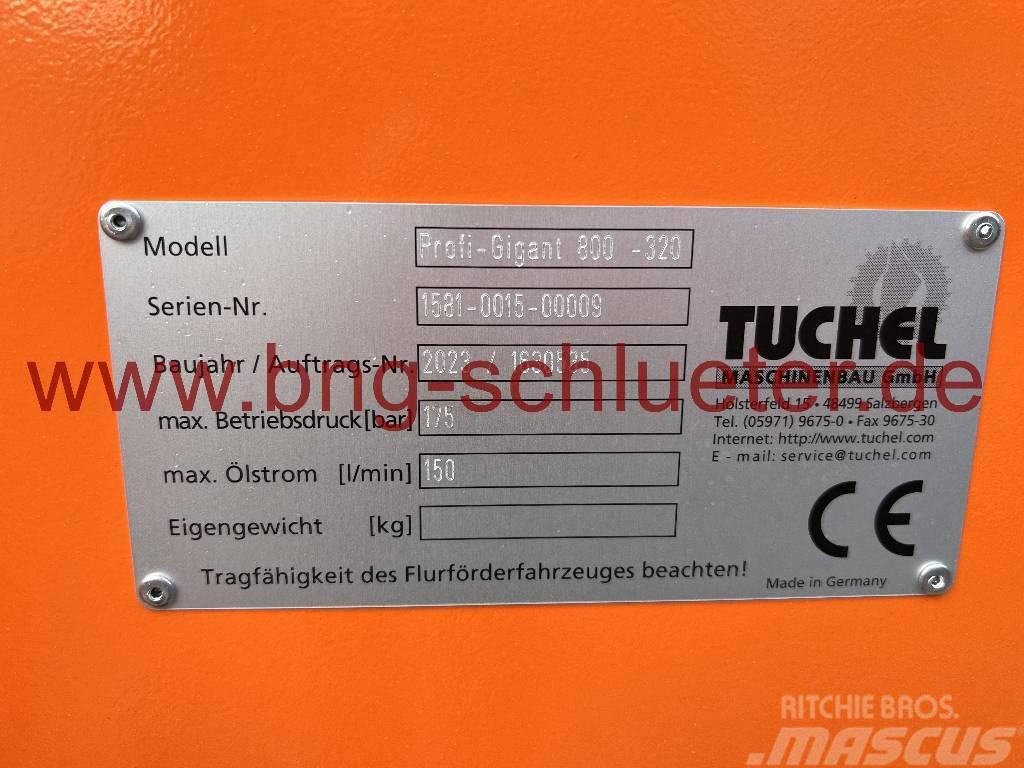 Tuchel Profi Gigant 800 Kehrmaschine -werkneu- Alte echipamente pentru tratarea terenului