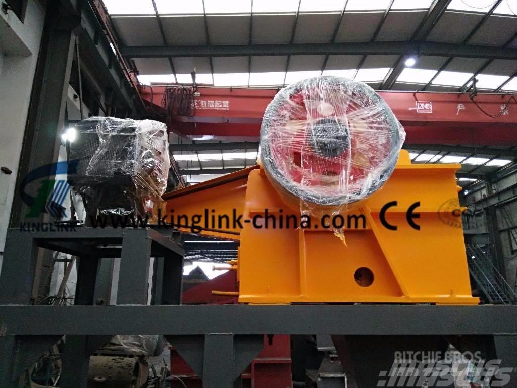 Kinglink Diesel Jaw Crusher PE-250x750 for Stone Crushing Concasoare