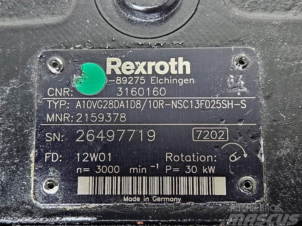 Rexroth A10VG28DA1D8/10R-Drive pump/Fahrpumpe/Rijpomp Hidraulice